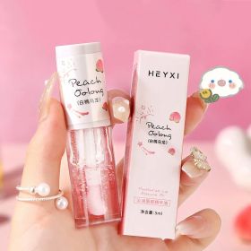 Make Up Korean Beauty Cosmetics Lip Ink Gloss Labial Lips Moisturizer Jelly Lipstick Bright Oil Moisturizing Balm Big Lip Brush (Color: HEYXI-01)