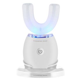 Sharper Image 360 Whitening Toothbrush with Recharging Base (White: White)