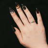 Love Scratch 10PCs 'Trick Faces' Handmade Press-on Nails