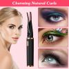 2 In 1 Clip Comb Heated Eyelash Curler Electric Mini Lash Curler Natural Eye Lash Makeup Tool with 3 Temp Settings 15Mins Shutdown