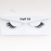 1Pair Mink Half Lashes Soft Thick Eye End Lengthening Faux Eyelashes Natural Long Handmade Eyelash Cross Curl 3D Lash For Makeup