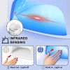 Limegirl UV LED Nail Lamp for Gel Polish, Rechargeable Gel Nail Dryer with UV Gloves, UV Nail Light with 4 Timer Setting and Auto Sensor