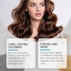 isex hair color shampoo, temporary dye shampoo available in brown and purple shades. This hair care product allows easy at-home hair coloring
