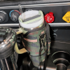 40 oz Insulated Tumbler with Handle, Straw & Trucker Camo Sleeve â€“ Leakproof Stainless Steel Travel Cup