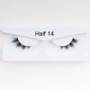 1Pair Mink Half Lashes Soft Thick Eye End Lengthening Faux Eyelashes Natural Long Handmade Eyelash Cross Curl 3D Lash For Makeup