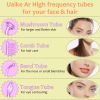 High Frequency Wand 'C Violet Portable Skin Therapy Machine for Anti-Aging - Skin Tightening - Wrinkle Reducing - Dark Circles - 4 in 1