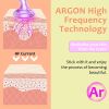High Frequency Wand 'C Violet Portable Skin Therapy Machine for Anti-Aging - Skin Tightening - Wrinkle Reducing - Dark Circles - 4 in 1